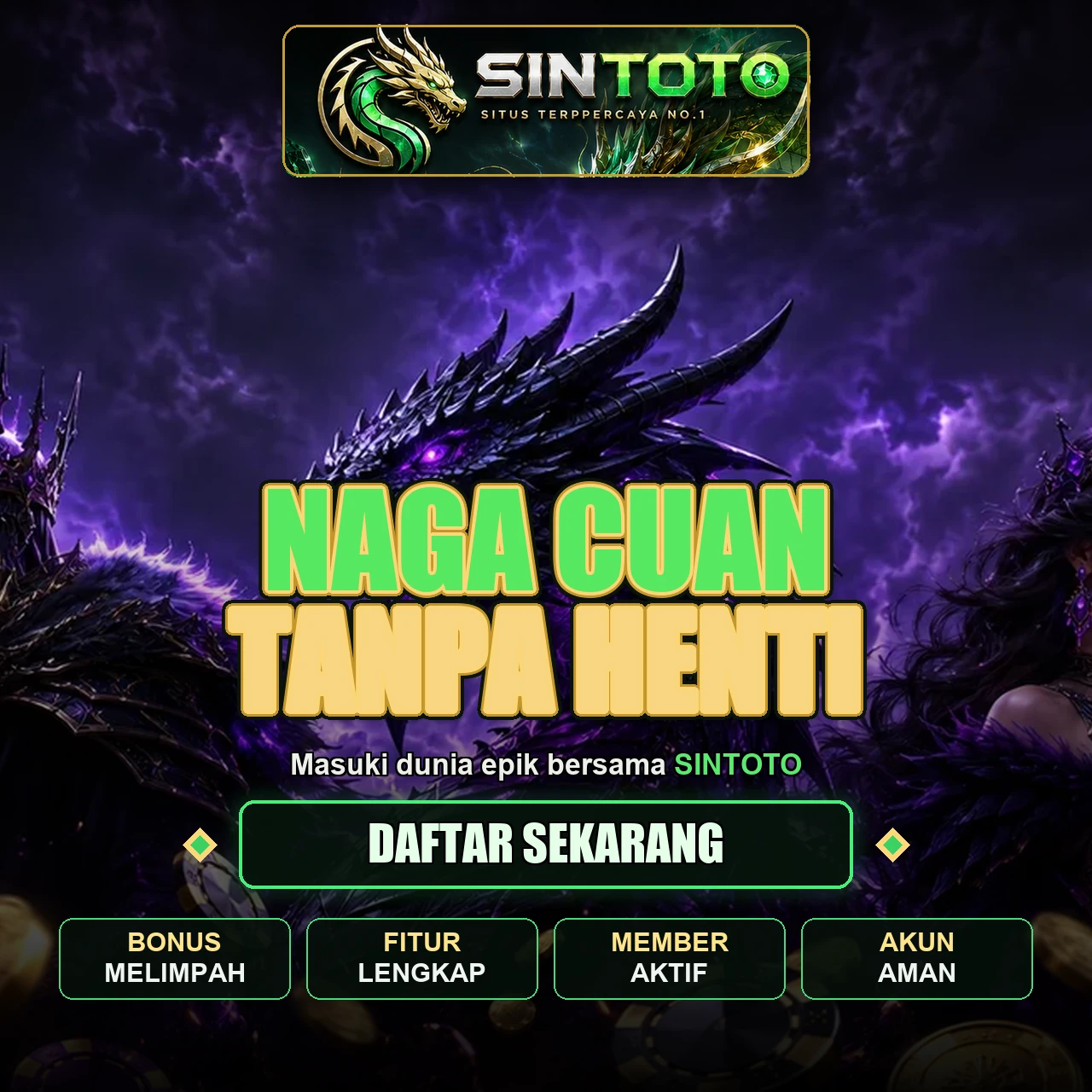 Banner SINTOTO rekomendasi slot gacor terbaik untuk menemukan permainan favorit setiap hari